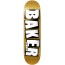 Baker Skateboards - Herman Brand Name Gold Holographic 8.475