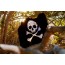 Leus - Scallywag Black Pirate Towel