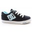 DC - Girl's Chelsea TX Black/White/Blue Shoes