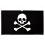 Leus - Scallywag Black Pirate Towel