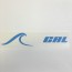 SoCal Surf Shop - SoCal Surf Shop logo 6" Sticker White/Clear