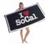 I Love SoCal Beach Towel